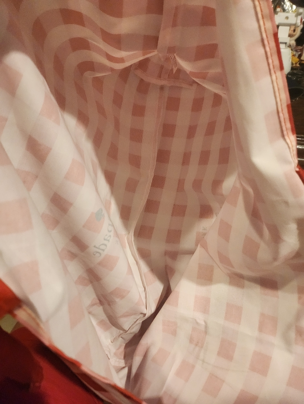 Kate Spade New York Gingham Canvas Tote Bag - Picture 2 of 5